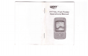 Manual Lucky FF718Li Fishfinder