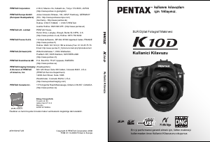 Kullanım kılavuzu Pentax K-10D Dijital kamera