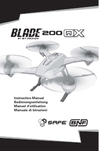 Manual Blade 200 QX BNF Drone