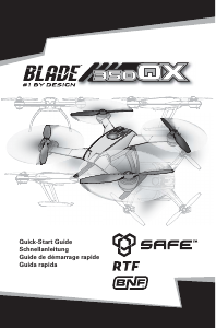 Manual Blade 350 QX BNF Drone