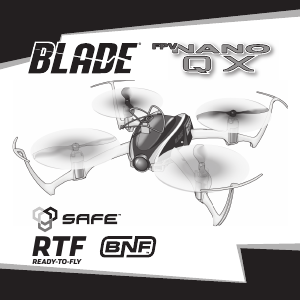 Manual Blade Nano QX FPV RTF Drone