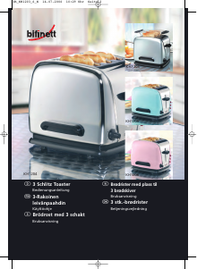 Bedienungsanleitung Bifinett KH1203 Toaster