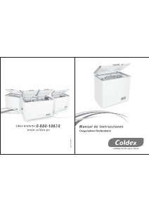 Manual de uso Coldex CHM32AW011 Congelador