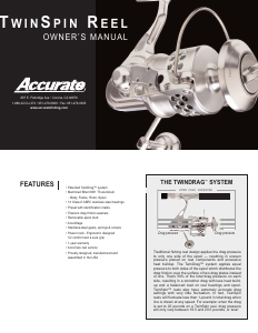 Handleiding Accurate SR-20 Twinspin Vismolen