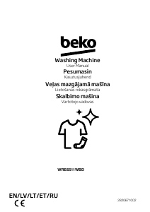 Rokasgrāmata BEKO WRE6511WBD Veļas mašīna