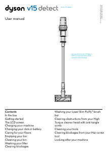 Handleiding Dyson V15 Detect Stofzuiger