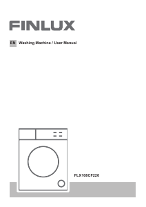 Manual Finlux FLX108CF220 Washing Machine