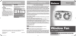 Manual Holmes HAWF3095-U Fan