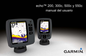 Manual de uso Garmin echo 550c Sonda de pesca
