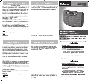 Manual de uso Holmes HCH4266-U Calefactor