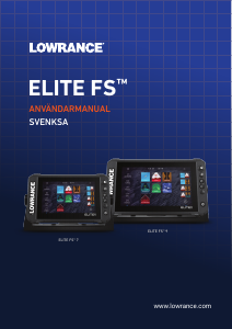 Bruksanvisning Lowrance Elite FS 9 Ekolod