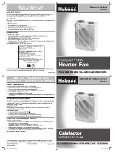 Manual de uso Holmes HFH111T-U Calefactor