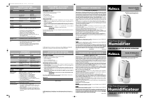 Manual Holmes HM495-UC Humidifier