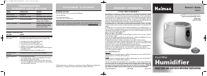 Manual Holmes HM1297 Humidifier