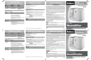 Manual de uso Holmes HM1230 Humidificador
