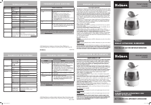 Handleiding Holmes HUL2622W-UM Luchtbevochtiger