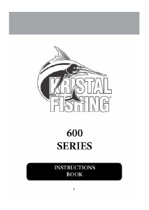 Bruksanvisning Kristal Fishing XL 655 M Fiskesnelle