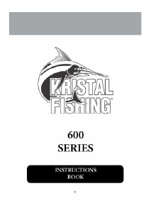 Bruksanvisning Kristal Fishing XL 600W D-LW Fiskesnelle