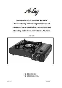 Bruksanvisning Axley 769-019 Kokeplate