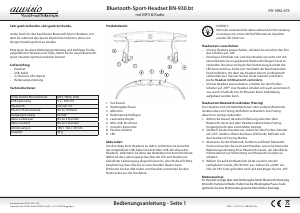 Bedienungsanleitung Auvisio BN-930 Kopfhörer