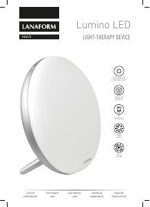 Manuale Lanaform LA190111 Lumino LED Lampada di luce naturale del giorno