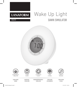 Instrukcja Lanaform LA190201 Wake-up light