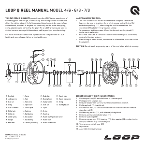 Manual Loop Q-Reel 7-9 Fishing Reel