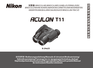 Használati útmutató Nikon Aculon T11 8-24x25 Két szemlencsés távcső