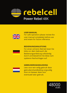 Bedienungsanleitung Rebelcell Power Rebel 48K Ladegerät