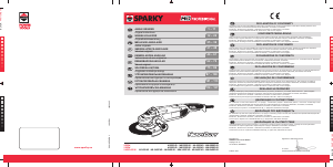 Manuale Sparky MBA 2200P HD Smerigliatrice angolare