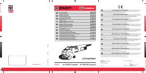 Manuale Sparky M 750 HD Compact Smerigliatrice angolare