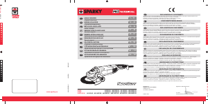 Manual de uso Sparky MBA 2400P HD Amoladora angular