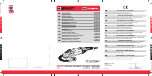 Manual de uso Sparky MBA 2400PA HD Amoladora angular