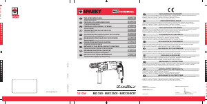 Manual de uso Sparky BUR2 250CET Taladradora de percusión