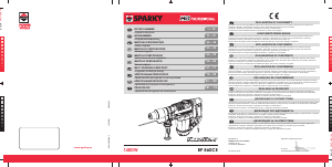 Manual de uso Sparky BP 860CE Martillo perforador