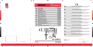 Manual de uso Sparky BP 540CE Martillo perforador