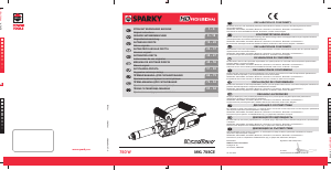 Manual de uso Sparky MKL 755CE Amoladora recta