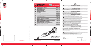 Manual de uso Sparky MKL 18Li HD Amoladora recta