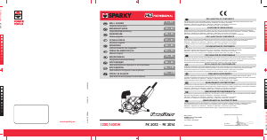 Manual de uso Sparky FK 3012 Rozadora