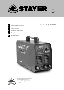 Manual Stayer TIG AC Welder