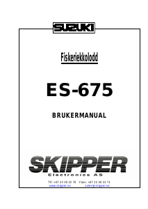 Bruksanvisning Suzuki ES-675 Ekkolodd