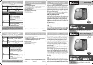 Manual Holmes HCM1100-ABWM-2 Humidifier