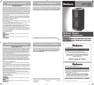 Manual Holmes HCH4953-U Heater