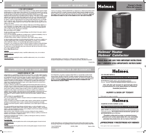 Manual de uso Holmes HCH4953-U Calefactor