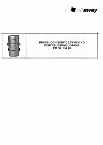 Bruksanvisning Allaway PM 30 Dammsugare