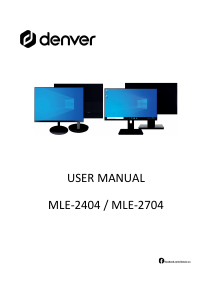 Manual Denver MLE-2404 LED Monitor