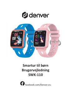 Brugsanvisning Denver SWK-110P Smartwatch