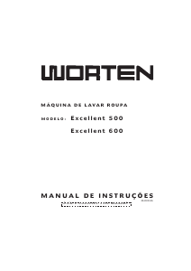 Manual Worten Excellent 600 Máquina de lavar roupa