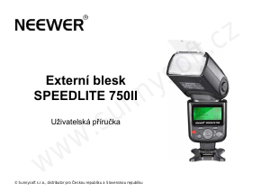 Manuál Neewer Speedlite 750II Blesk