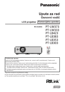 Priručnik Panasonic PT-LB383 Projektor